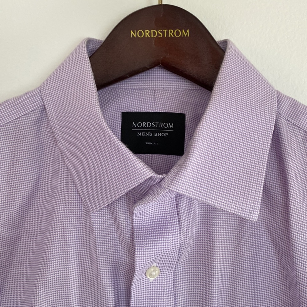 Nordstrom Trim Fit Long-Sleeved Dress Shirt